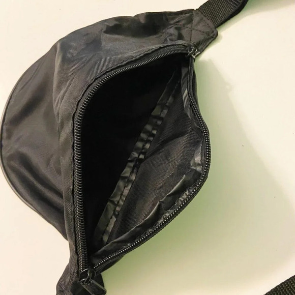 Vintage Debco Black Front Zippered Pocket Fanny Waist Pack - Picture 7 of 12